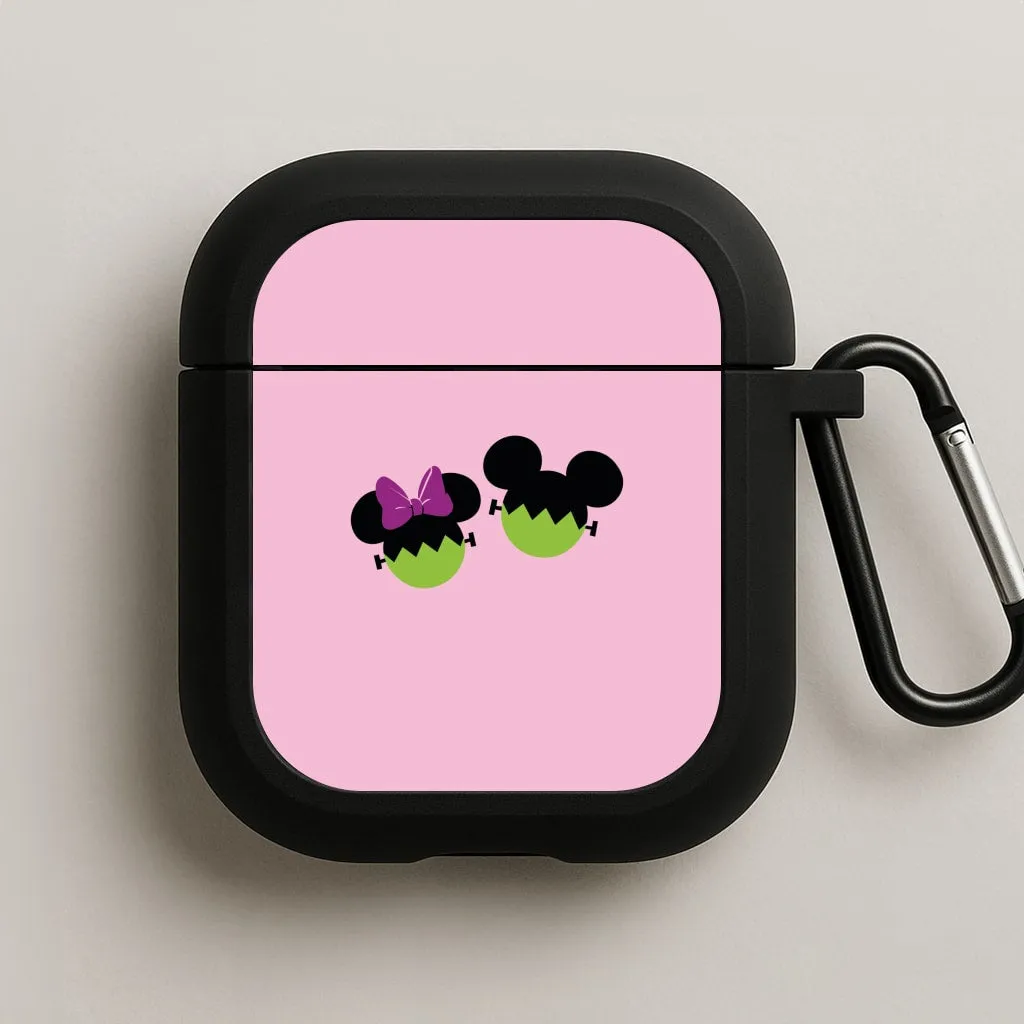 Frankenstein Mice Halloween AirPods Case vivid gradient soft leather shell colorful pocket airpods protector