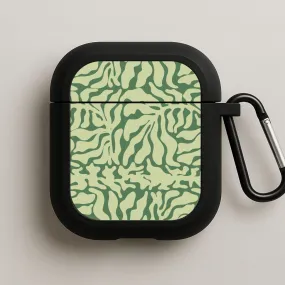 Light Green Leaf - Foliage AirPods Case soft grip airpods cover