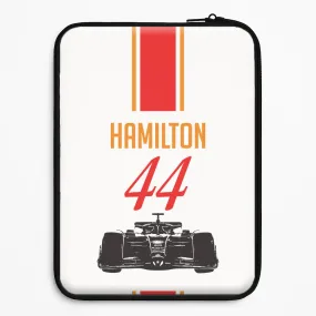 Durable Pattern Texture Slim Edge F1 Car Hamilton Laptop Sleeve
