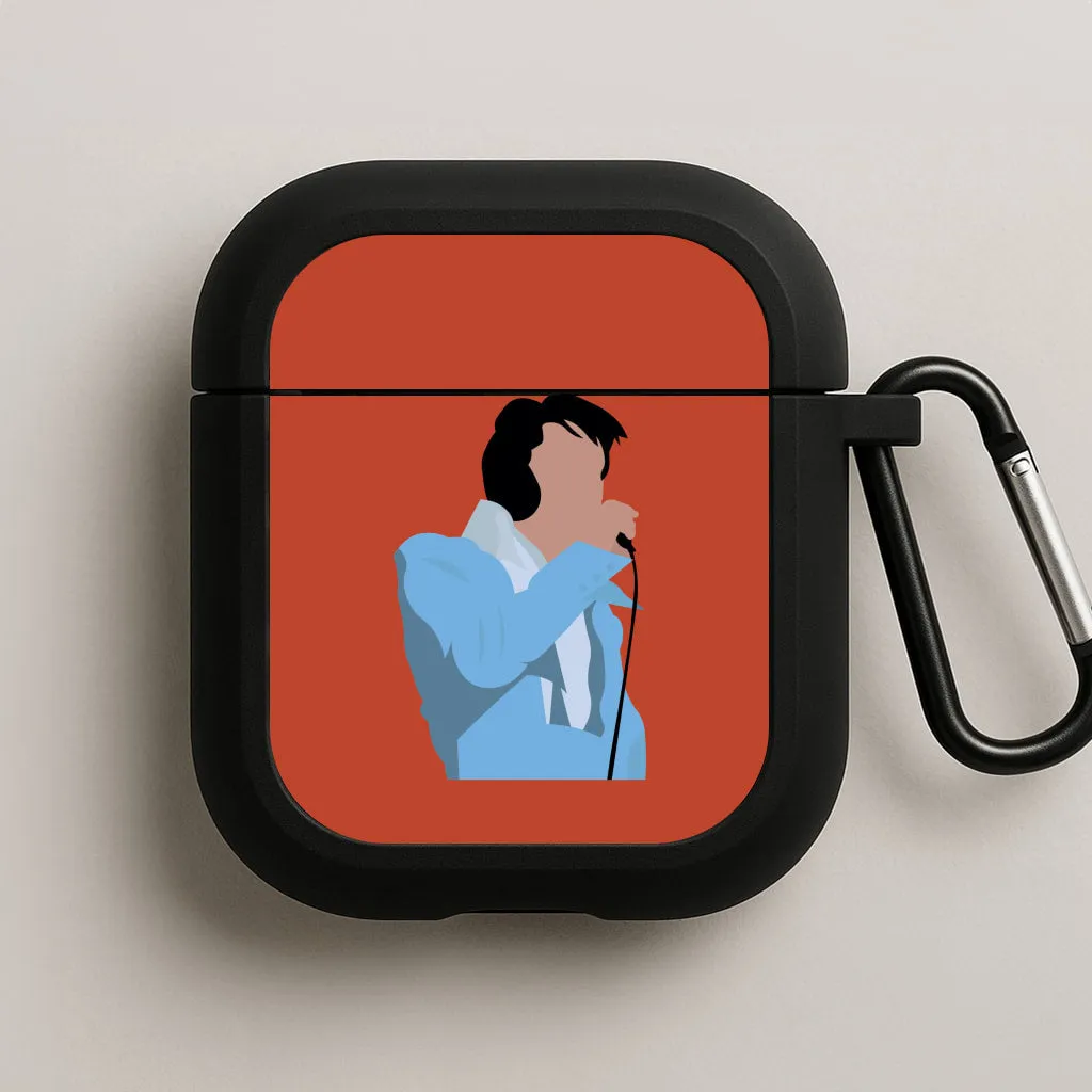 Iconic Suit AirPods Case Trendy Compact Shell