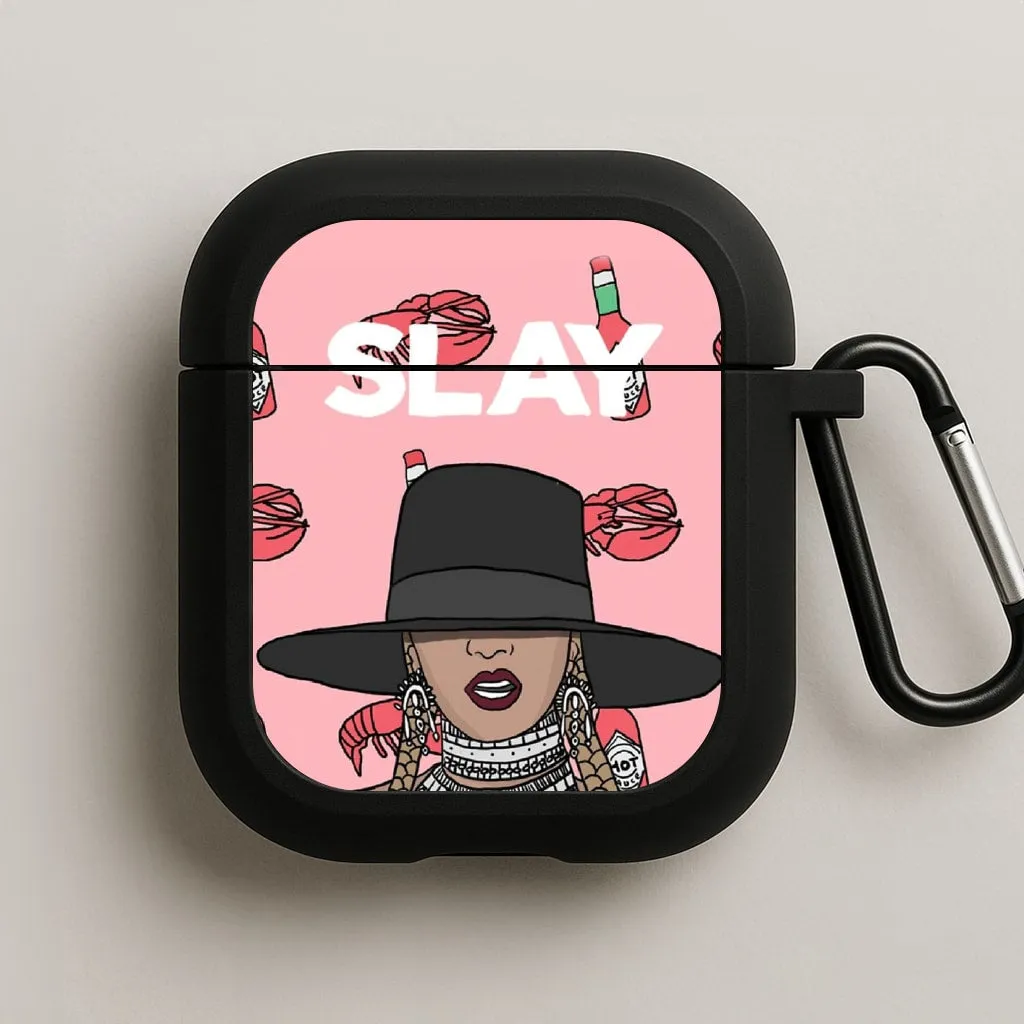 hybrid composite cover Compact Gadget Bag Slay - Queen B Cartoon AirPods Case