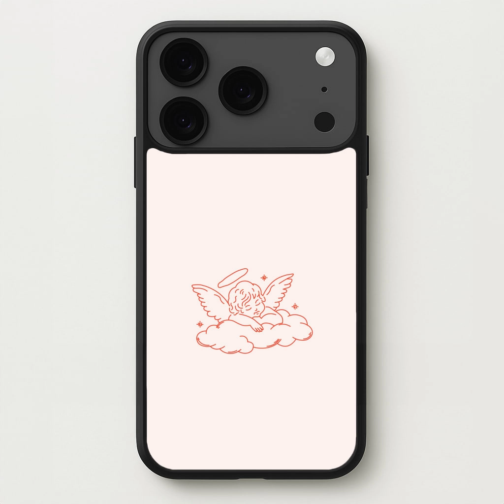Angel - Clean Girl Aesthetic Phone Case Compact Design