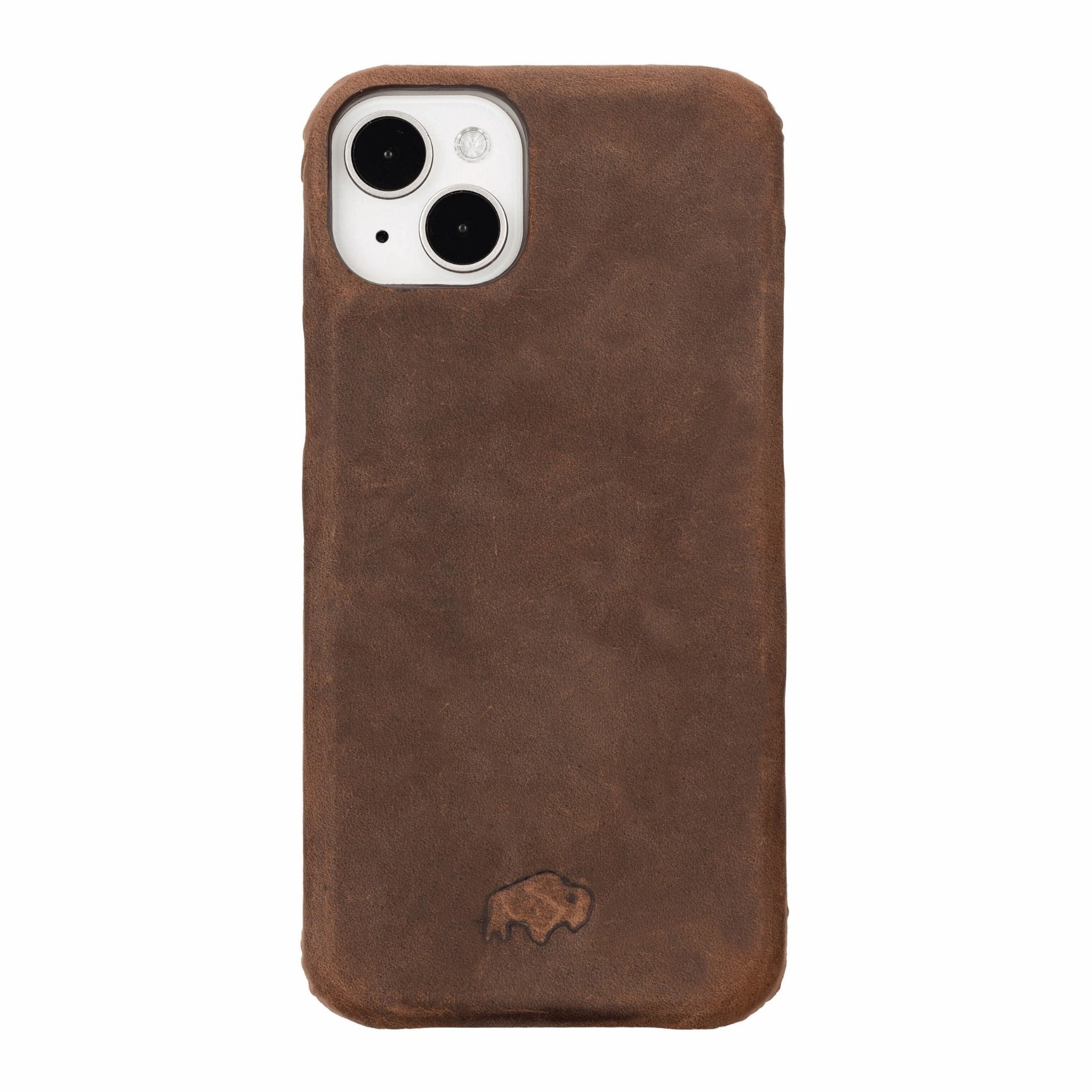 Mason Full-Grain Leather MagSafe Case ?C iPhone 15 Plus, Distressed Coffee dust protection Luxury Shine
