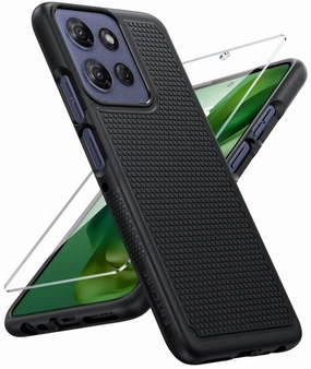 FNTCASE For Moto G Power 5G 2025 6.8 inch Shock Protection Cell Phone Case Sturdy Cover with Non-Slip Texture Sleek Finish