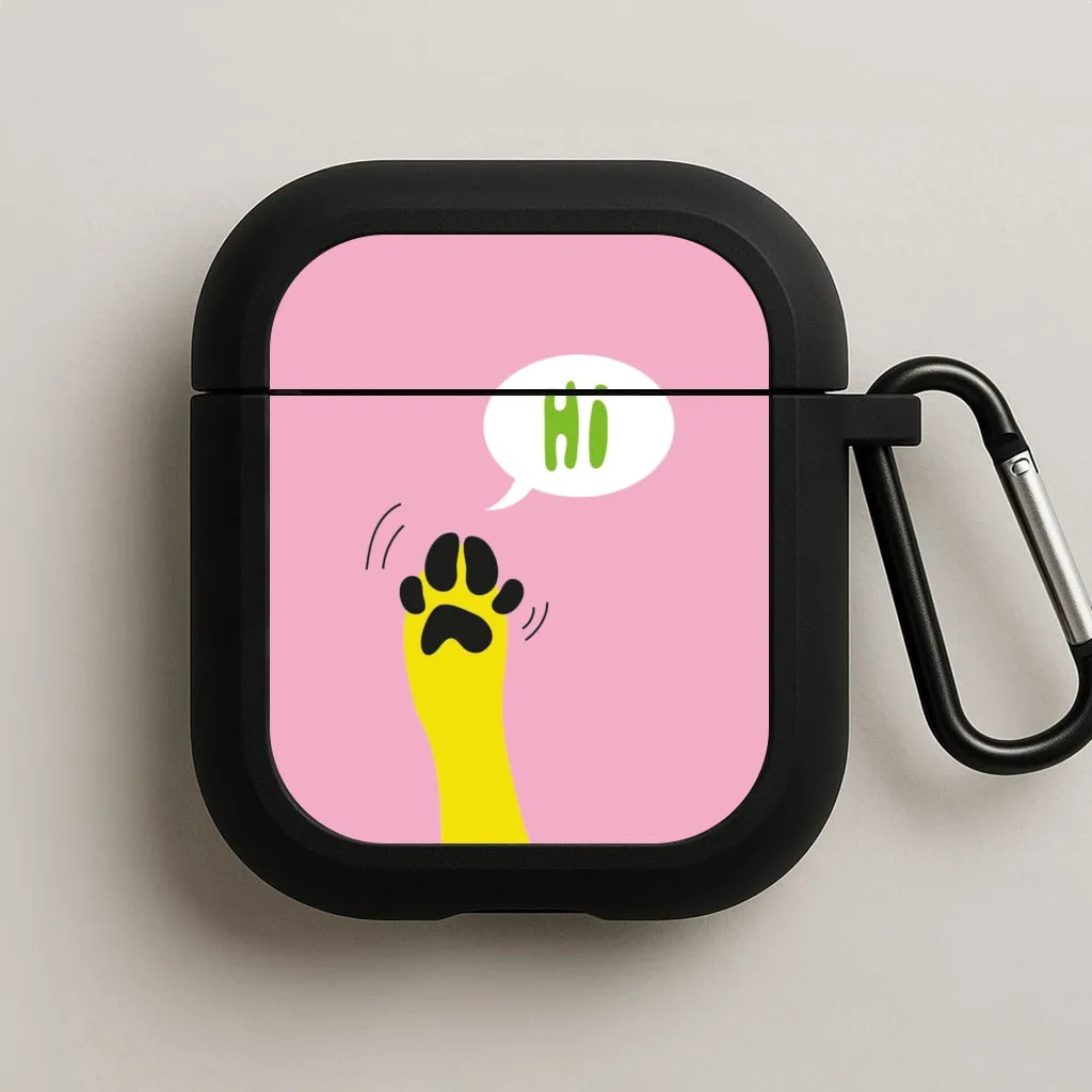 compact gradient commuter protector Hi - Dog Patterns AirPods Case