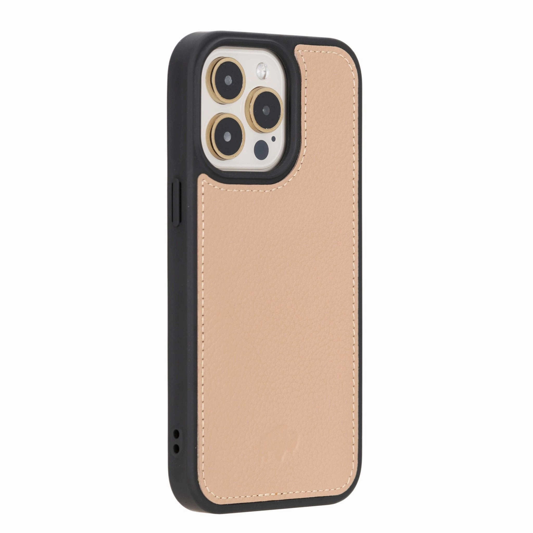 Elegant Build Smooth Finish Modern York MagSafe Leather Case ?C iPhone 15 Pro Max, Sand