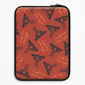 Look For The Light Firefly Pattern Laptop Sleeve Tough Exterior