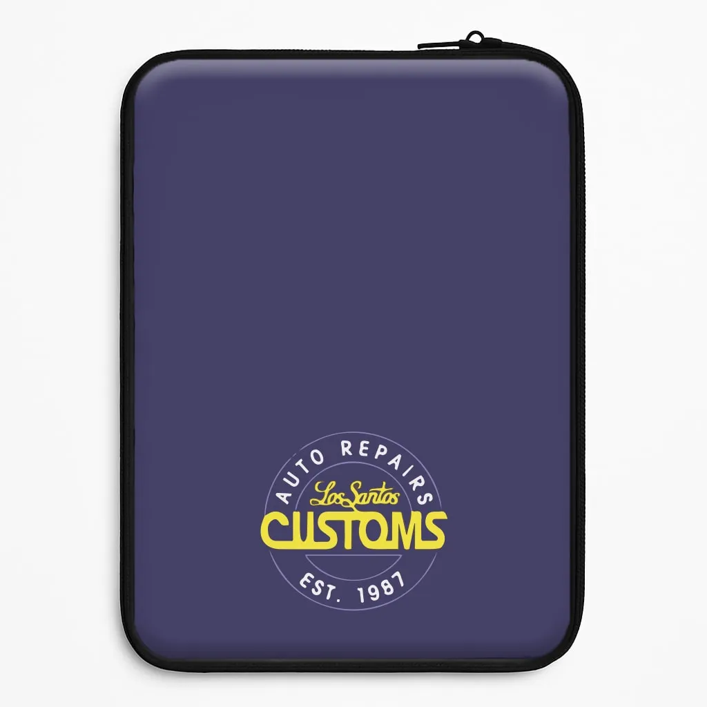 Comfort Finish Layer Los Santos Customs - Video Game Laptop Sleeve