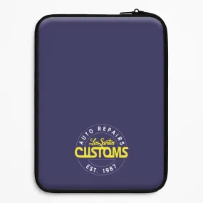 Comfort Finish Layer Los Santos Customs - Video Game Laptop Sleeve