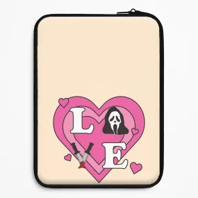 Shock Frame Love Ghost Laptop Sleeve