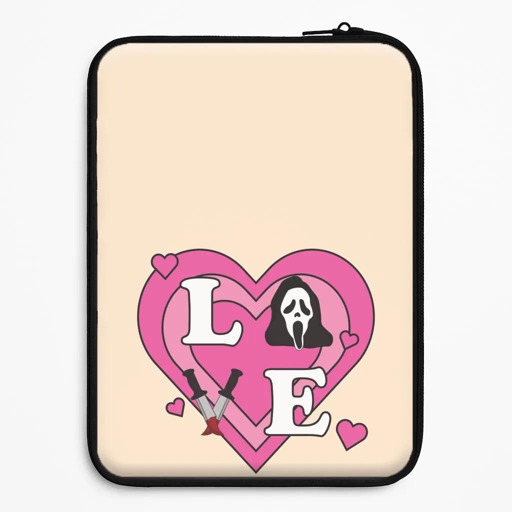 Shock Frame Love Ghost Laptop Sleeve