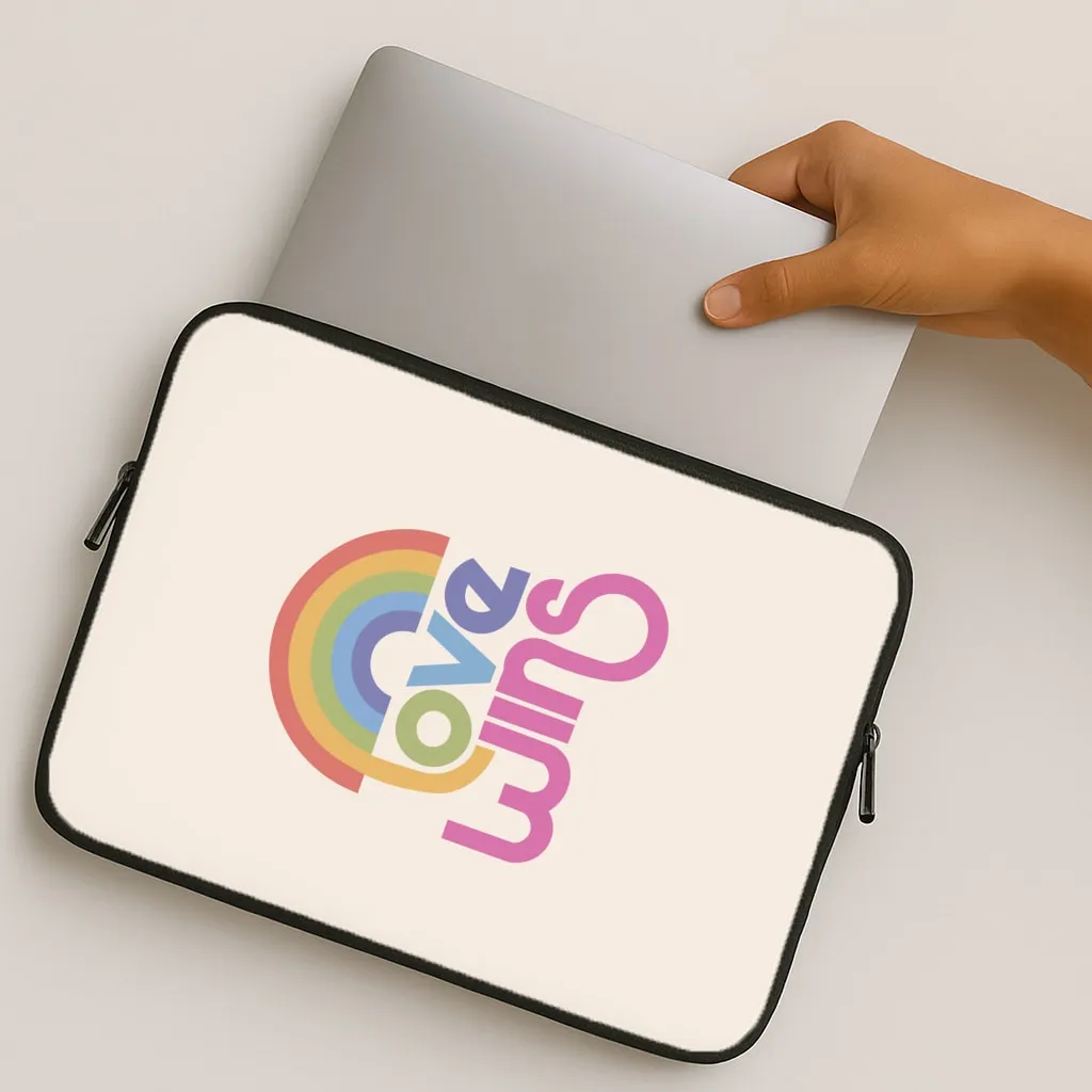Love Wins - Pride Laptop Sleeve Smooth Feel