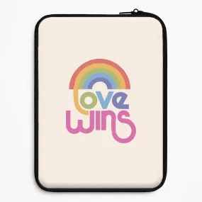 Soft Surface Love Wins - Pride Laptop Sleeve