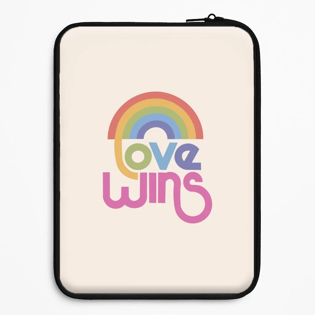 Soft Surface Love Wins - Pride Laptop Sleeve