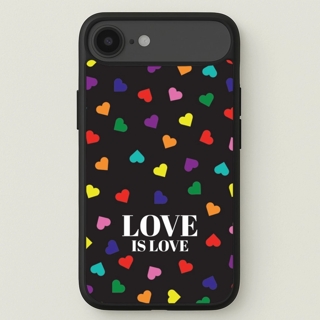 Minimal Aesthetic Touch Love Is Love - Pride Phone Case