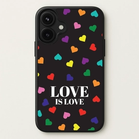 Smooth Edge Design Flexible Shell Love Is Love - Pride Phone Case