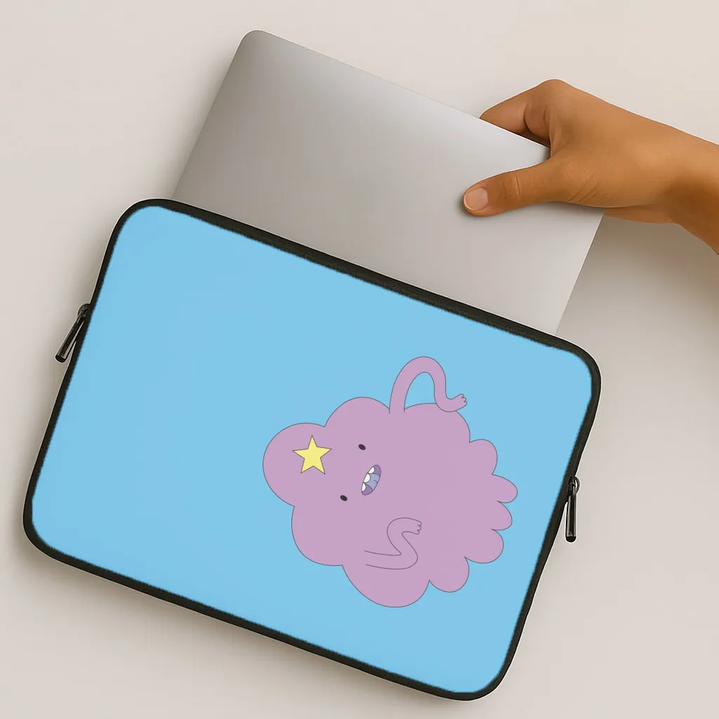 Outdoor Protection Matte Texture Finish Lumpy Space Princess Laptop Sleeve