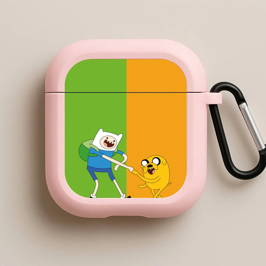 Jake The Dog And Finn The Human AirPods Case protective earbuds shell