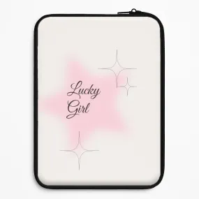 Lucky Girl - Clean Girl Aesthetic Laptop Sleeve Fashion Edge