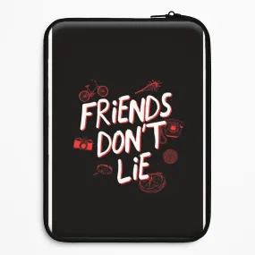 Friends Don't Lie Laptop Sleeve Elegant Texture Layer