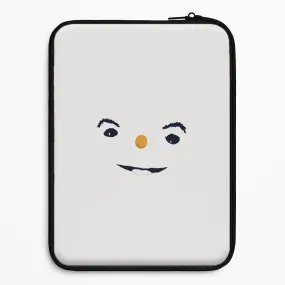 Soft edges Snowman Laptop Sleeve