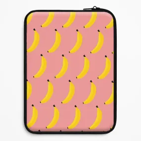 Banana Pattern Laptop Sleeve Minimal Frame