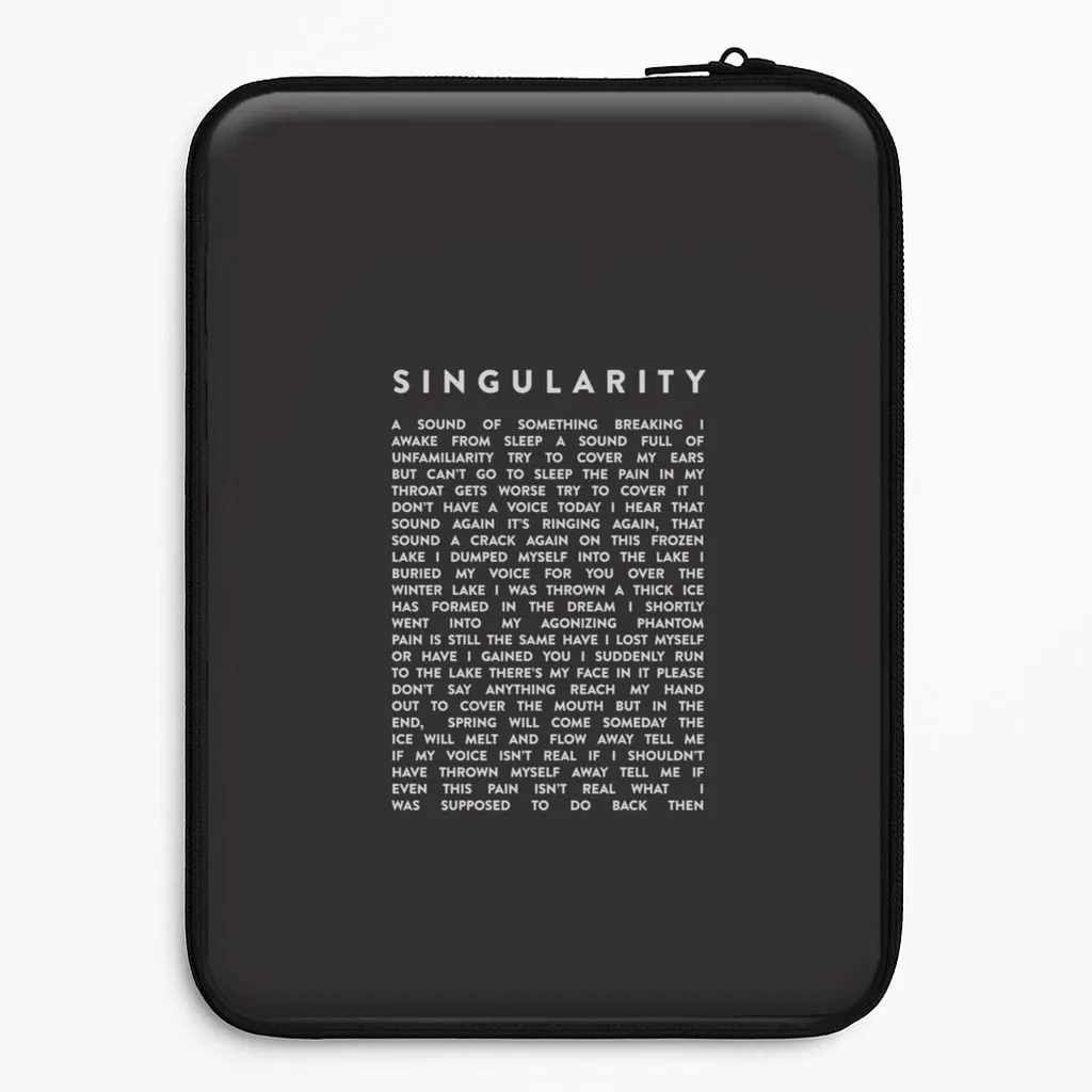 Creative Accent Impact Guard Singularity Lyrics - K Pop Laptop Sleeve