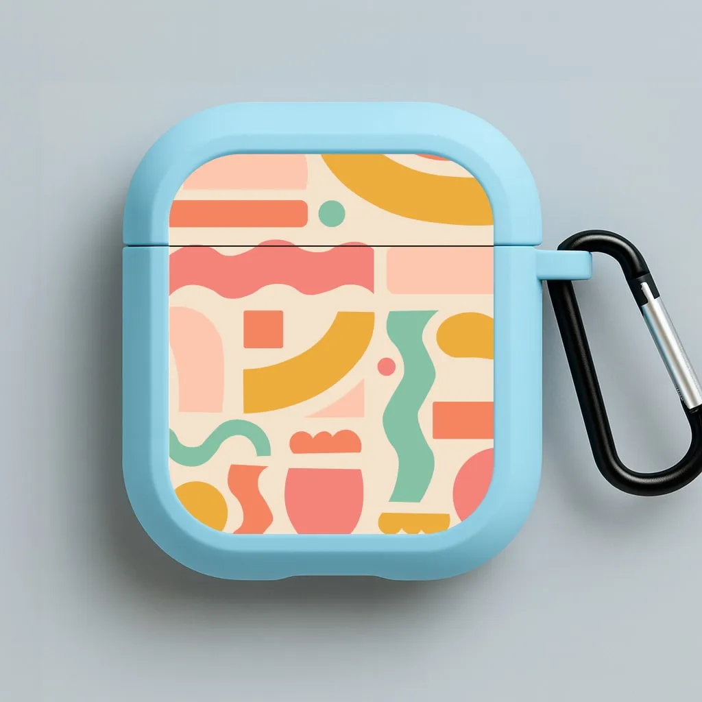 Soft Portable Shell Abstract Patterns 21 AirPods Case