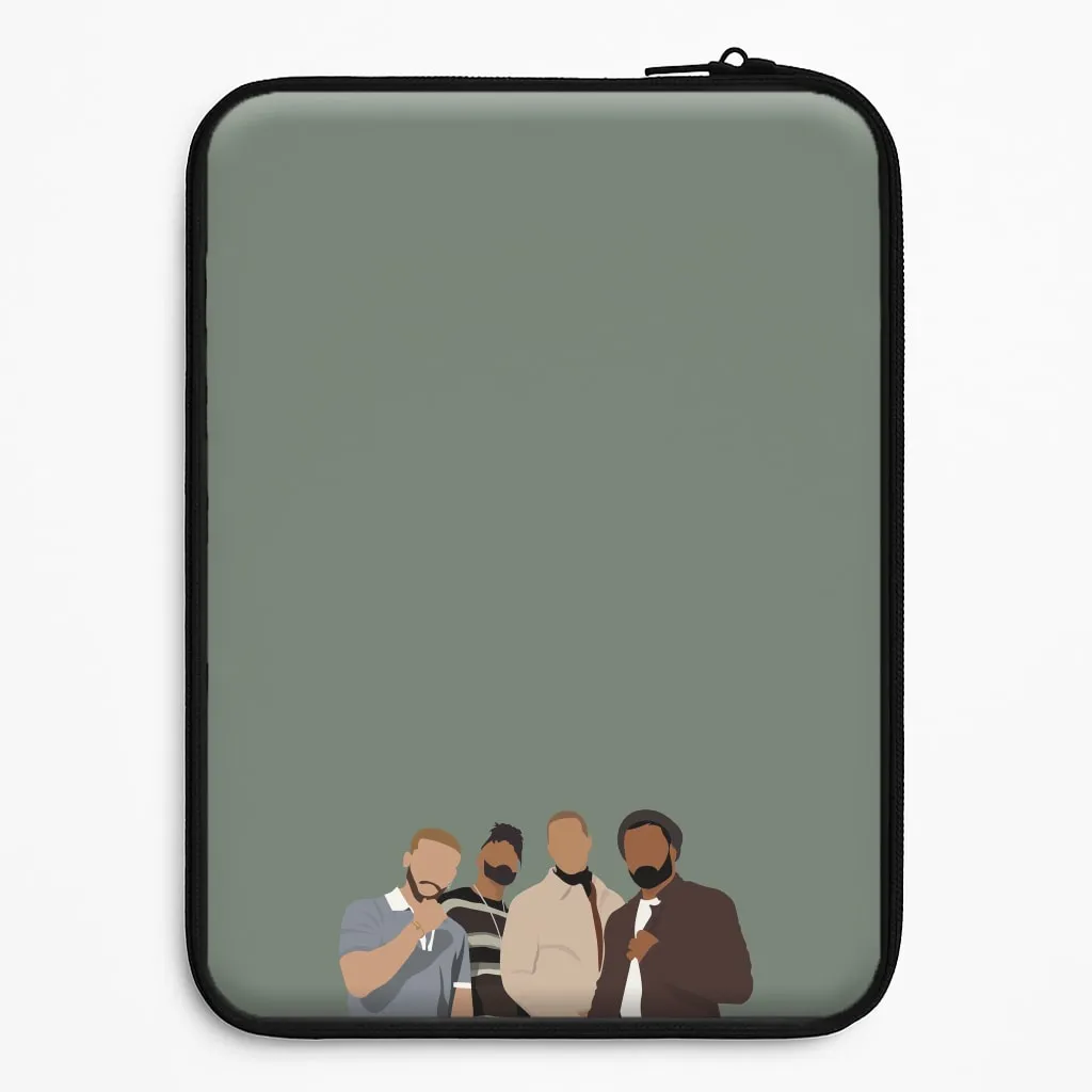 Smooth Look Texture JLS Members Inspired Laptop Sleeve
