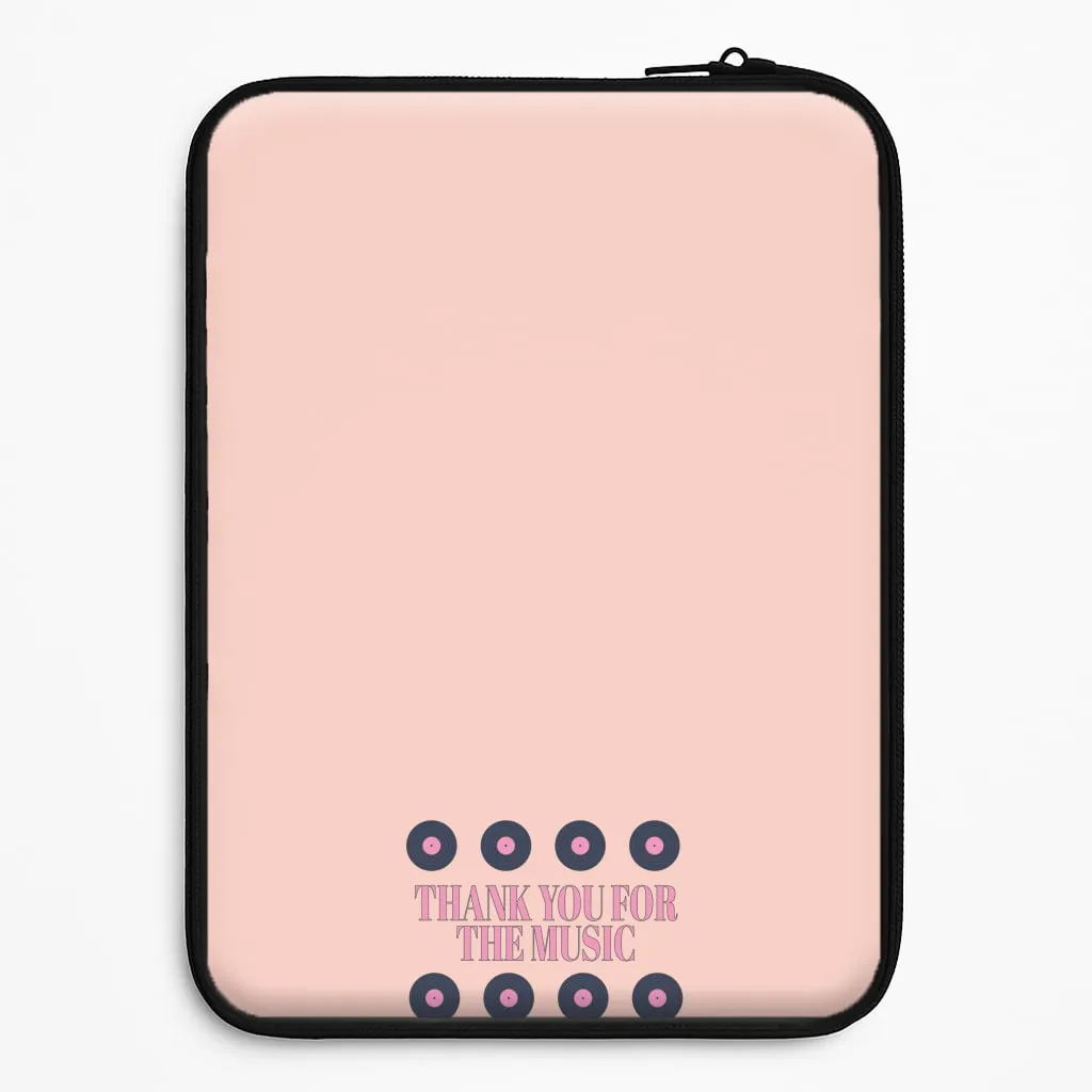 Thank You For The Music - Mamma Mia Laptop Sleeve Smooth Texture Pattern