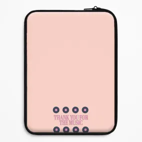 Thank You For The Music - Mamma Mia Laptop Sleeve Smooth Texture Pattern