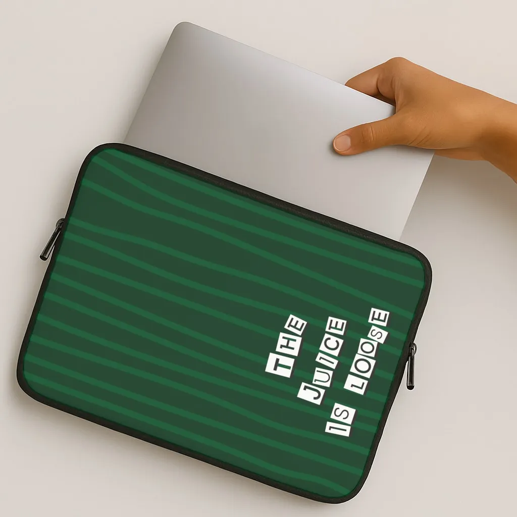 Reusable Material Lightweight Build Quality The Juice Is Loose Laptop Sleeve