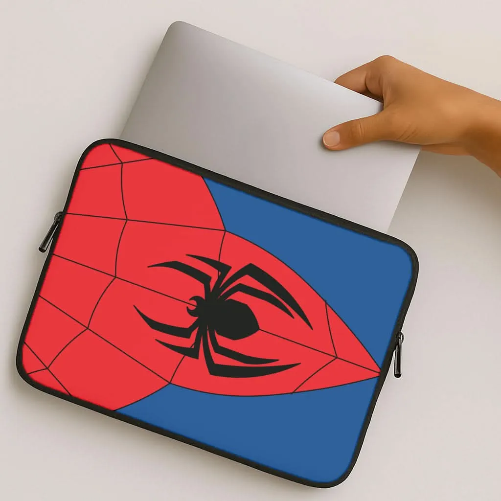 daily accessory Flexible Pattern Layer Red And Blue Spider Costume Laptop Sleeve