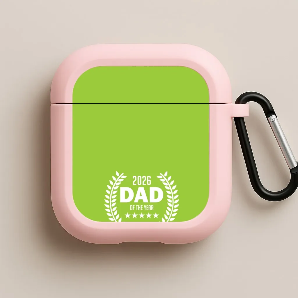 2026 Dad Rating AirPods Case durable ergonomic neon silicone shell
