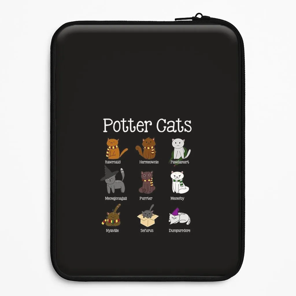 Modern Frame Harry Pawter Cats Laptop Sleeve