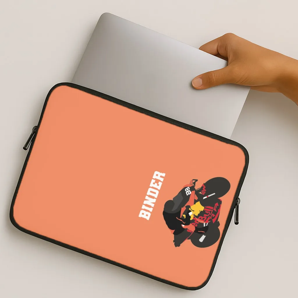 Simple Texture Binder - Motorbike Laptop Sleeve