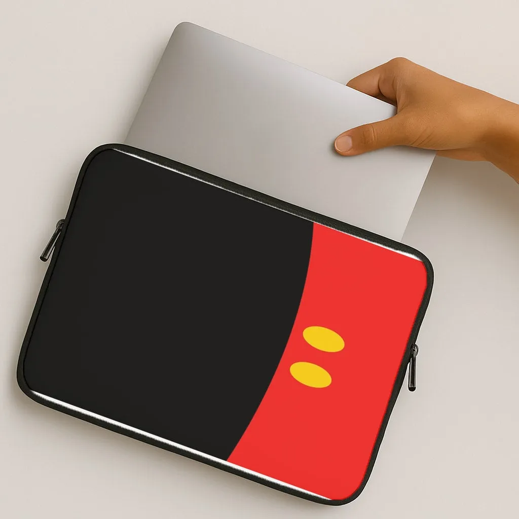 Fairytale Mouse Outfit Laptop Sleeve Hybrid Touch Modern Grip Design