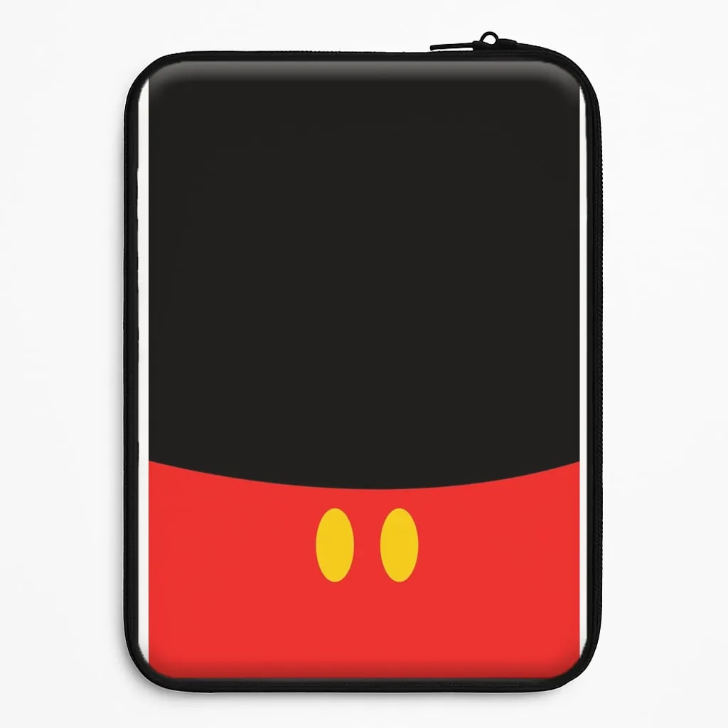 Premium Style Frosted Finish Fairytale Mouse Outfit Laptop Sleeve