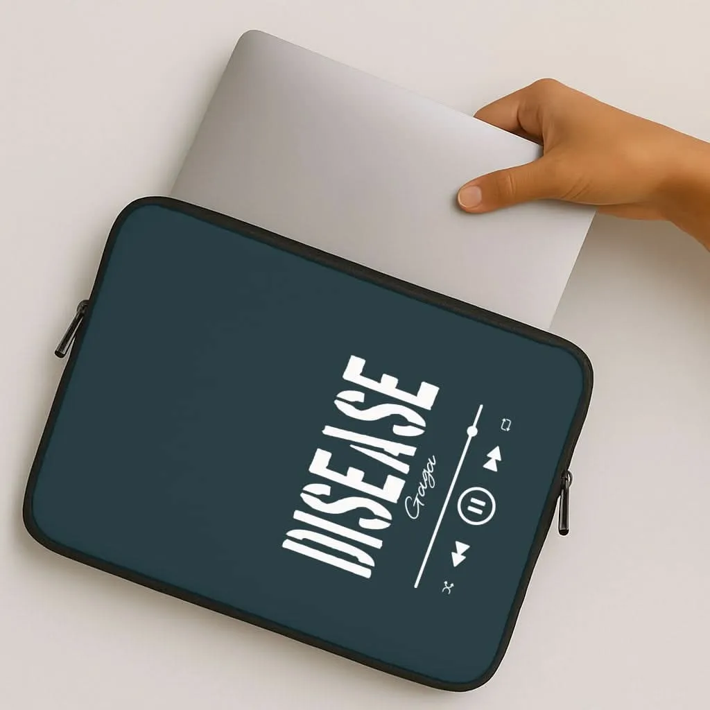 Urban Fashion Gaga Disease Track Laptop Sleeve