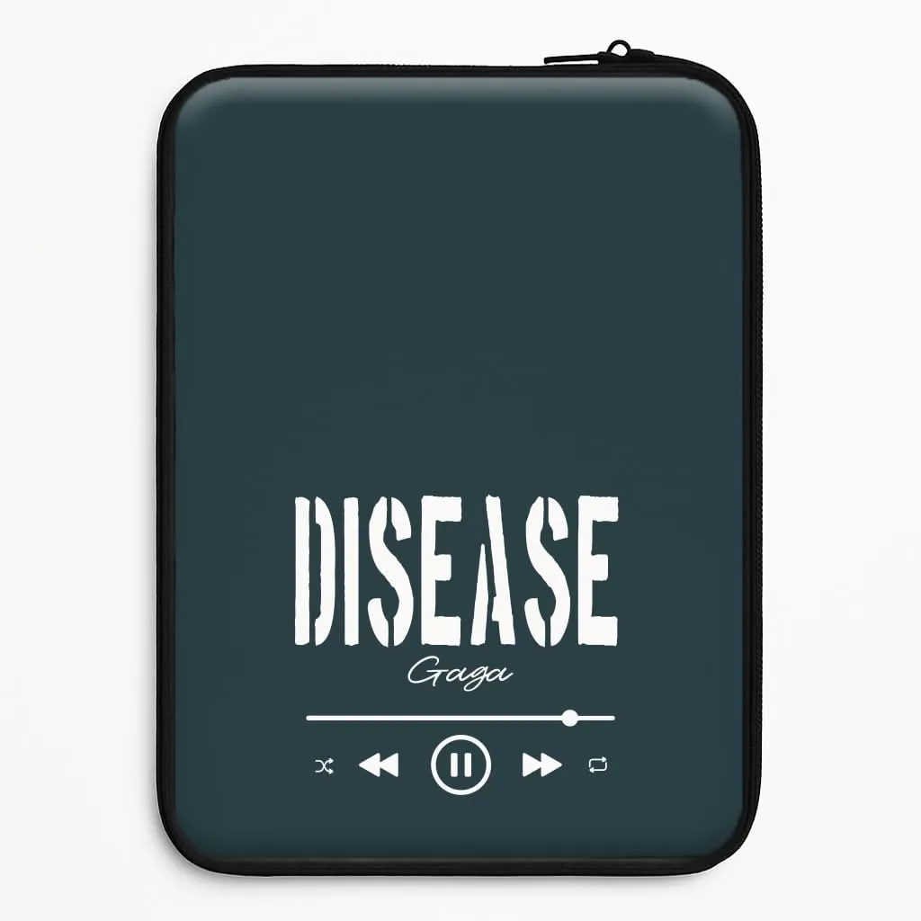 clean design Clear Design Gaga Disease Track Laptop Sleeve