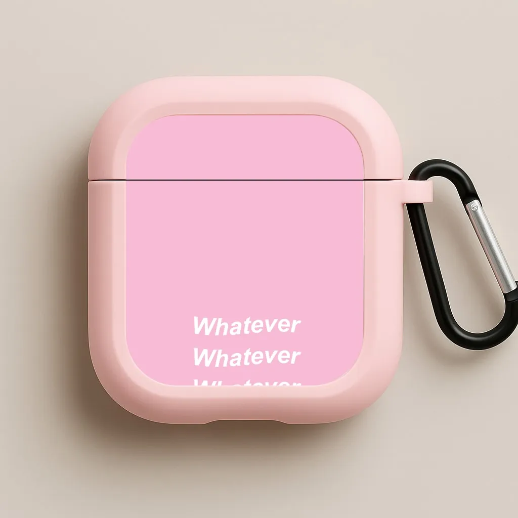 Whatever, Whatever, Whatever AirPods Case portable gradient commuter handmade leather airpods case