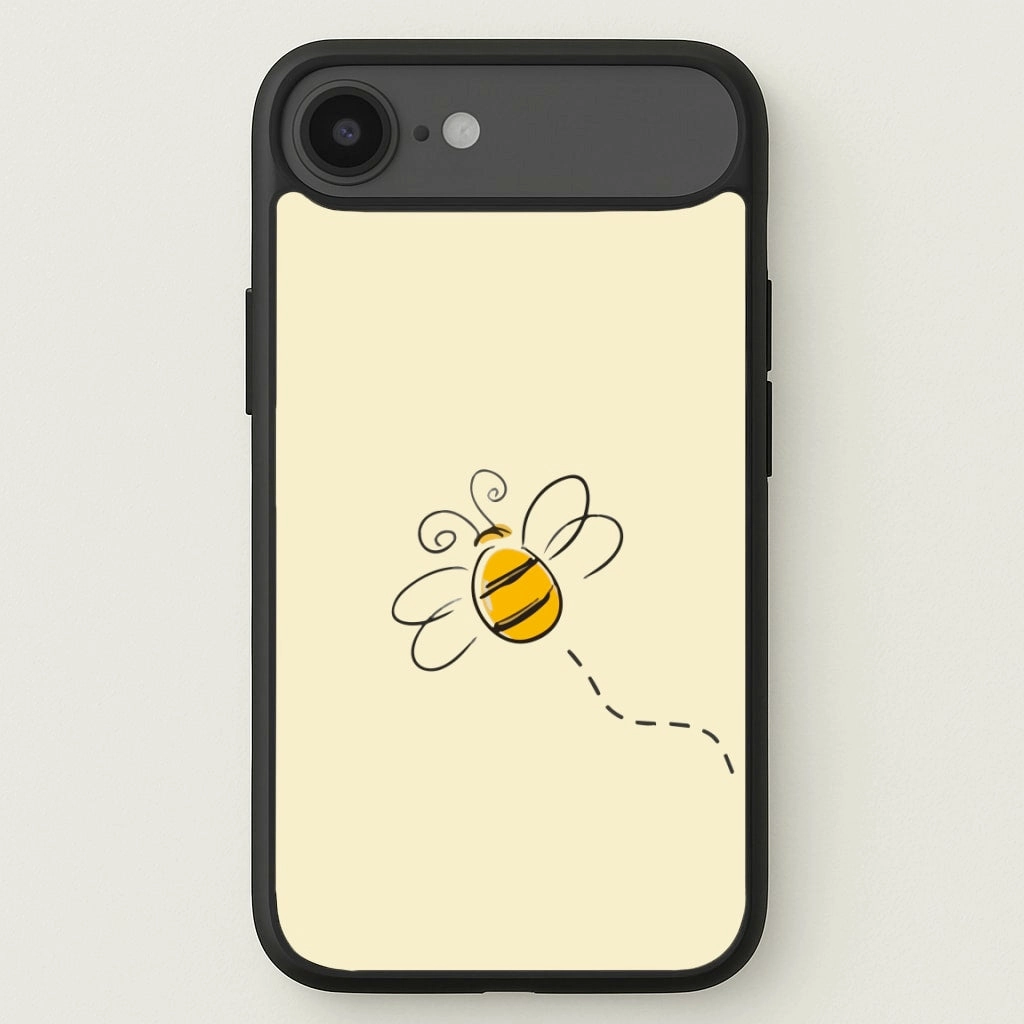 Gloss Finish Texture Smooth Pattern Finish Spring Bee Phone Case