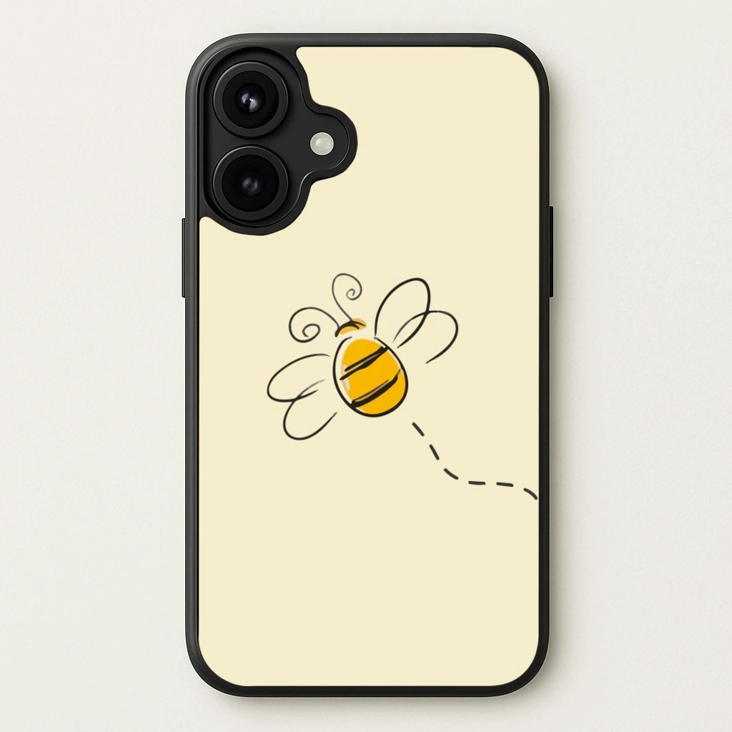 Spring Bee Phone Case Pocket Friendly Compact Edge