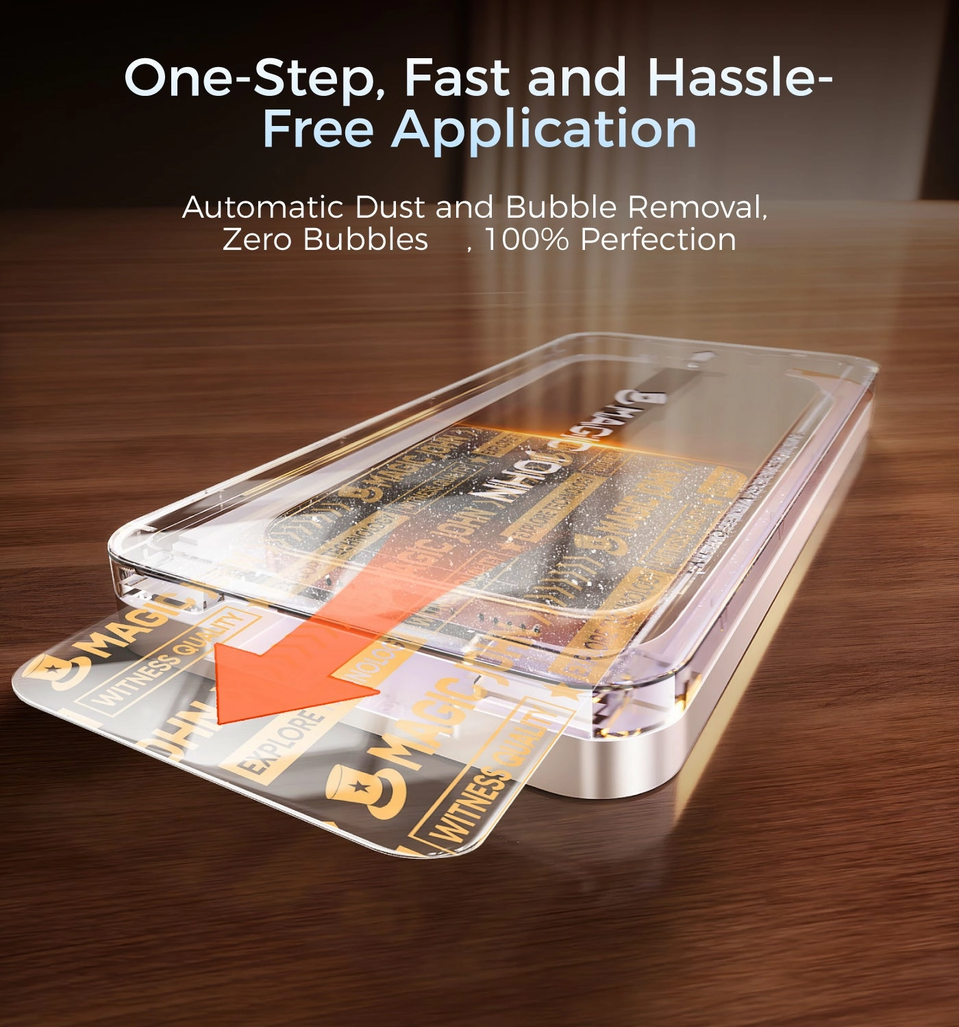 MAGIC JOHN 3rd Generation Screen Protector - Automatic Dust Free Eco-Friendly Protection durable protection sheet Crystal Guard Ultra