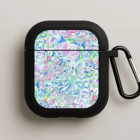 Colourful Floral Painting AirPods Case Custom Design Texture