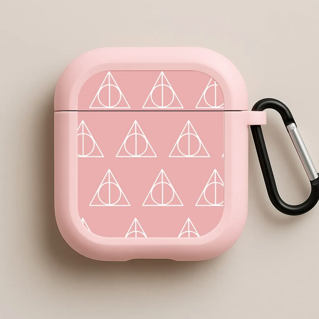 Durable Everyday Shell The Deathly Hallows Symbol Pattern AirPods Case