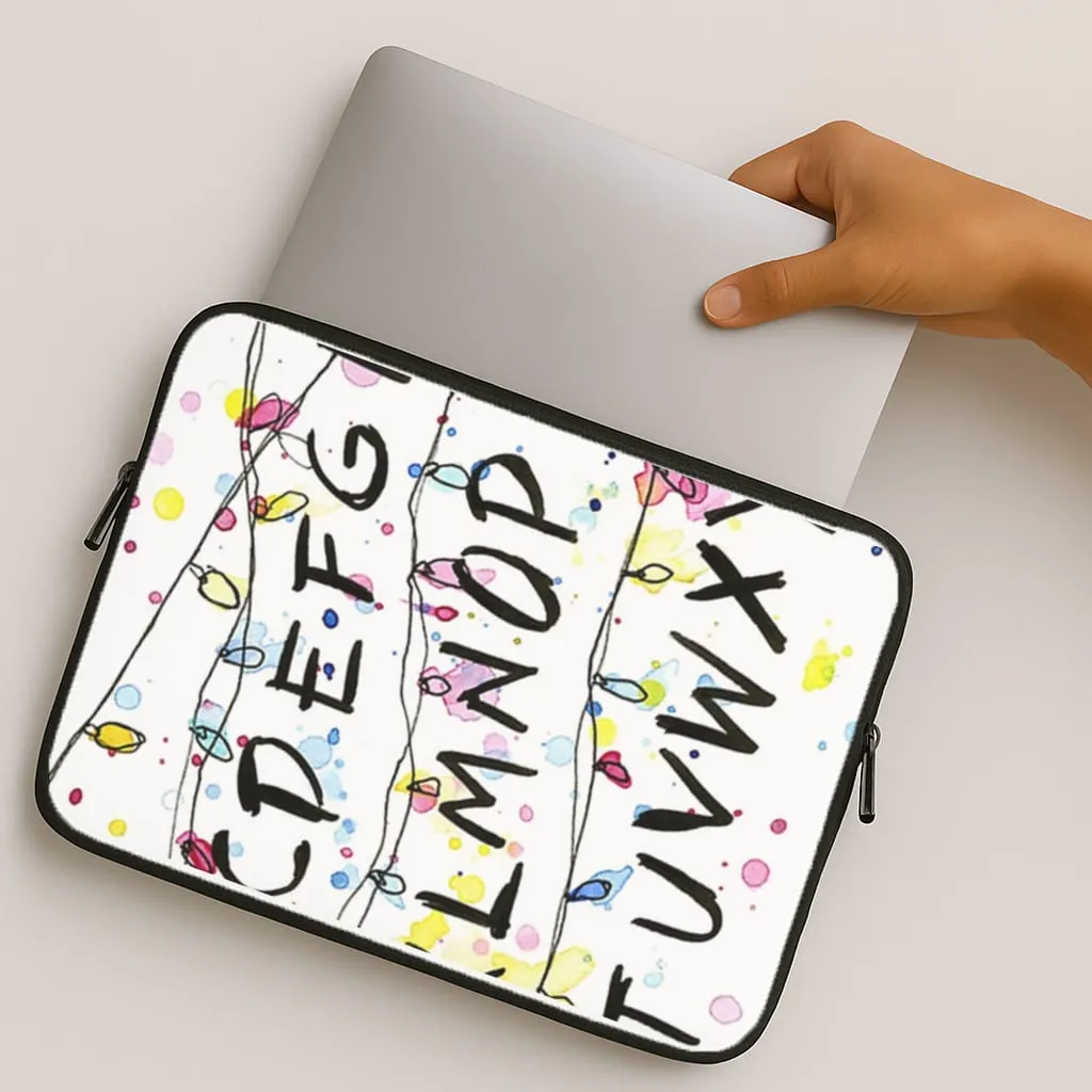 Matte Layer Stranger Wall Lights Laptop Sleeve