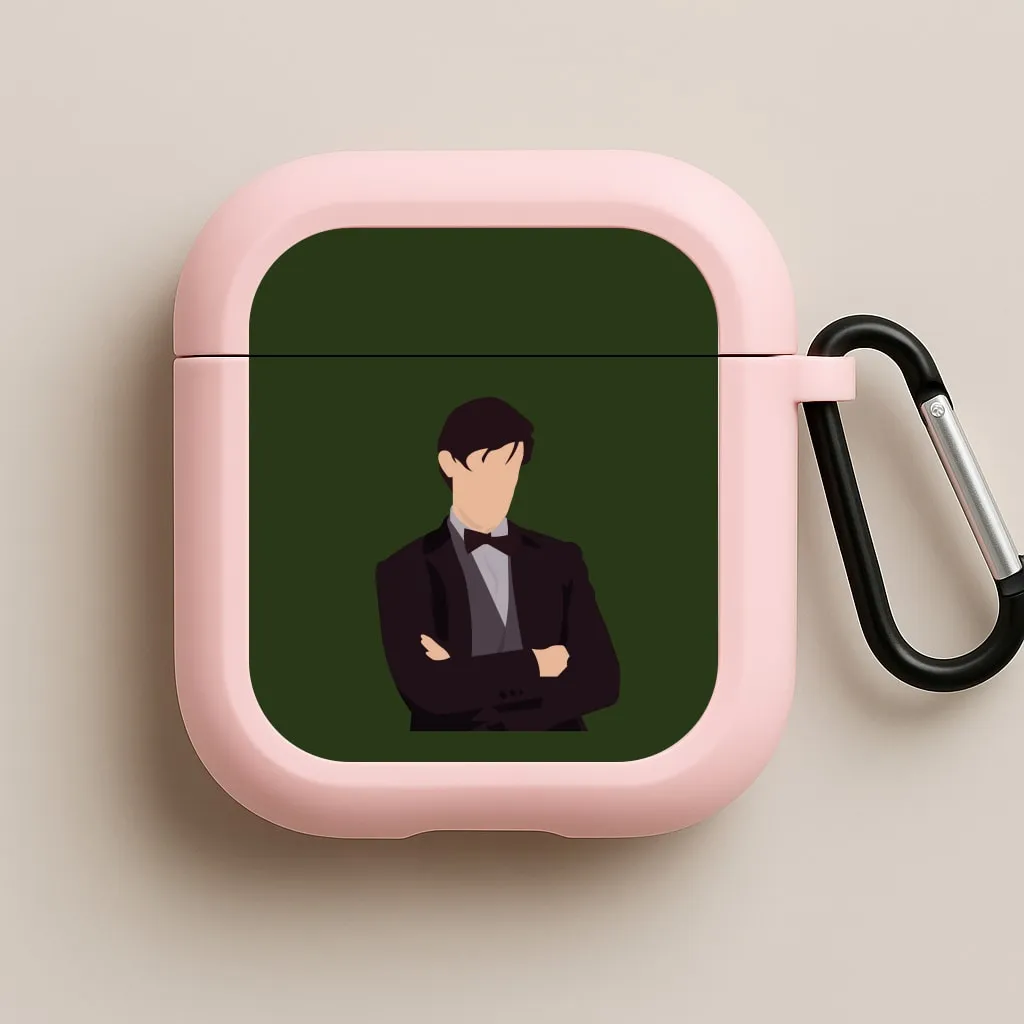 Minimalist Rubber Case Matt Smith AirPods Case
