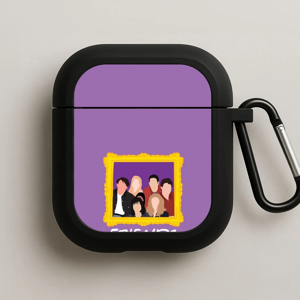 travel proof airpods cover Stylish Carry Option Cast Photo Frame AirPods Case