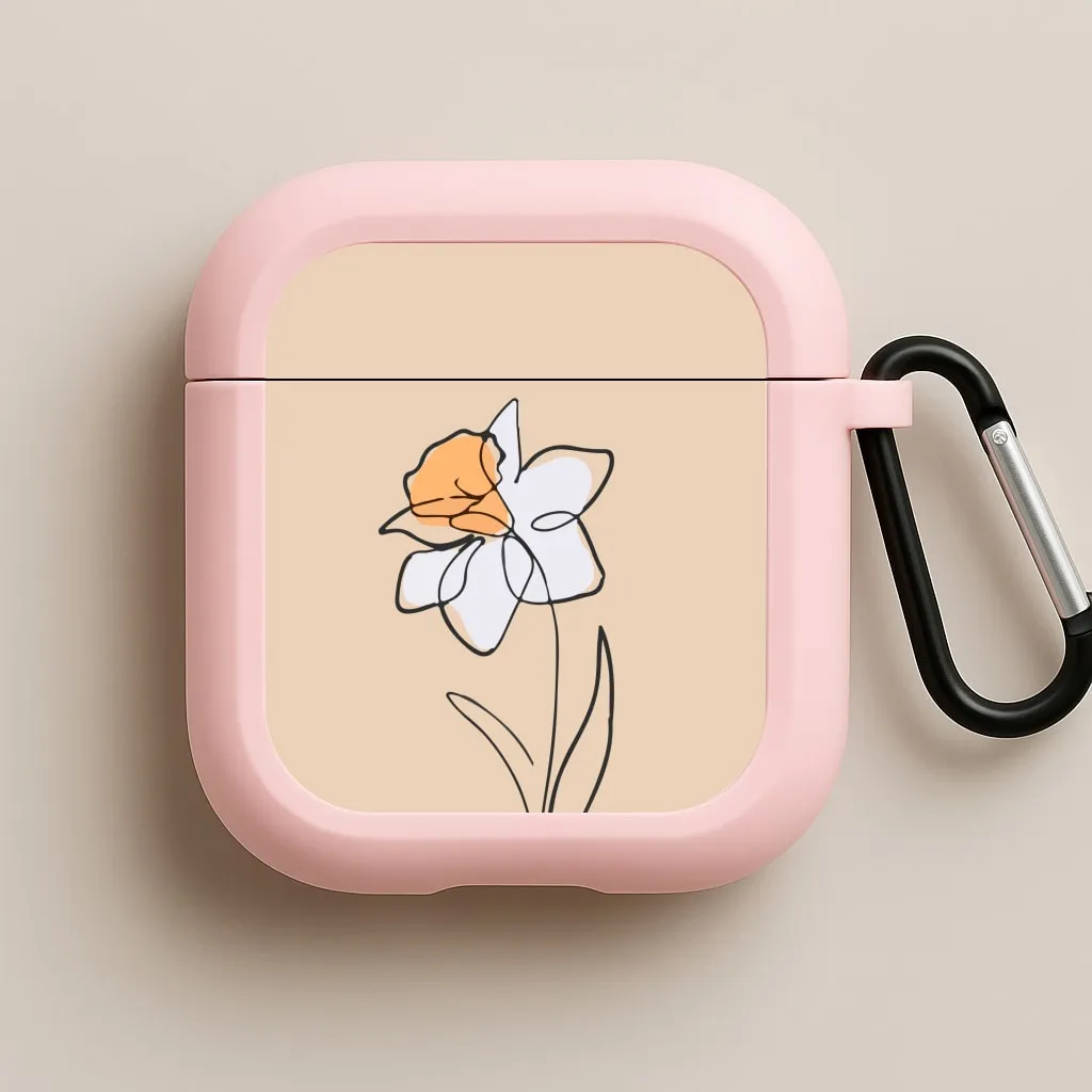 Spring Daffodil AirPods Case durable work airpods cover Compact Handy Cover